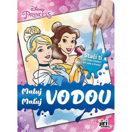 Omalovánka Maluj vodou Princezny