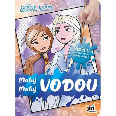 Omalovánka Maluj vodou FROZEN - Ledové království