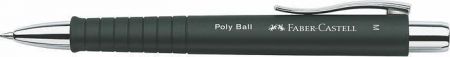 Kuličkové pero &quot;Poly Ball&quot;, černá, M,  FABER-CASTELL