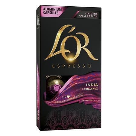 Kávové kapsle &quot;L`OR India&quot;, 10 ks, JACOBS DOUWE EGBERTS 4061116