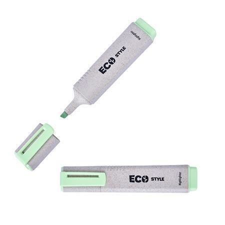 Zvýrazňovač &quot;HL05 Eco Style&quot;, zelená, 1-4 mm, FLEXOFFICE FO-HL05/ECO