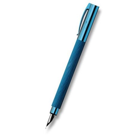 Faber-Castell Ambition Blue Wood plnící pero hrot F