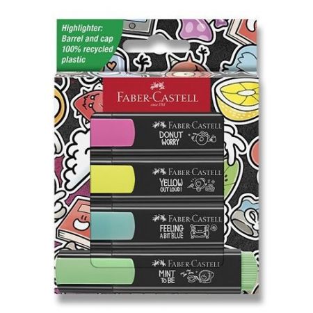 Zvýrazňovače Faber-Castell Textliner 46 Graffiti 4 ks