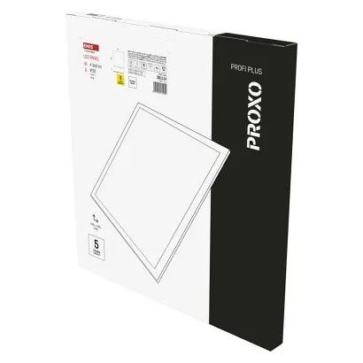 EMOS LED panel PROXO 60×60, čtvercový vestavný bílý, 33W, neutrální bílá