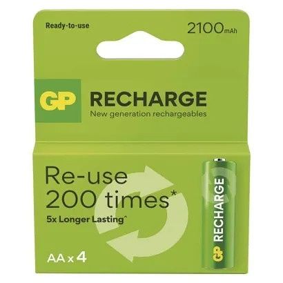 GP Nabíjecí baterie GP Recharge 2100 AA (HR6) 4ks