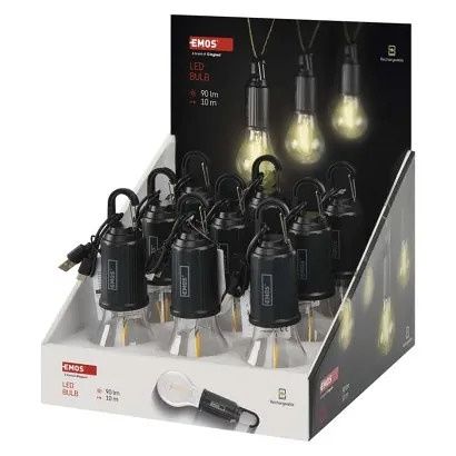 EMOS LED žárovka s USB napájením, 9 ks, display box