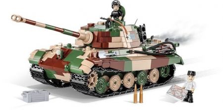 COBI 2540 II WW Panzer VI Tiger Ausf. B Konigstiger, 1000 k, 2 f