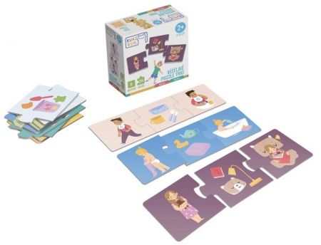 KukiKuk 80042 Véééliké puzzle trio Můj den