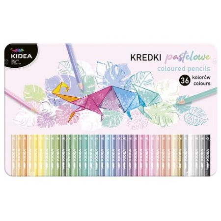 DRF KIDEA pastelky troj. metalbox 36b.