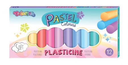 Colorino pastel plastelina 12 barev