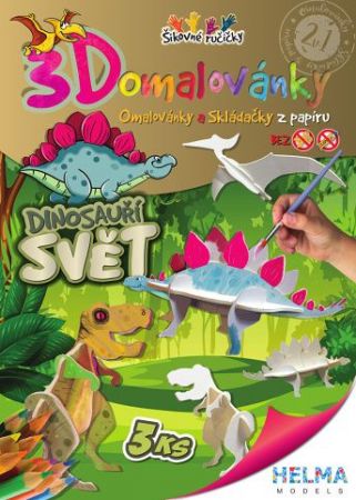 3D omalovánky OD1 Dinosauří svět