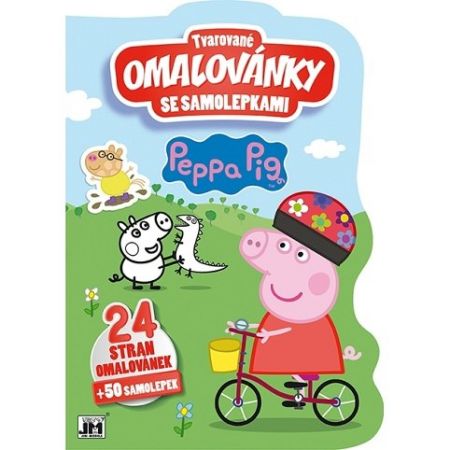 JM tvarované  omalovánky  A4 Peppa Pig