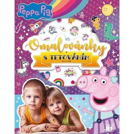 Omalovánky s tetováním - Prasátko Peppa 2876-3