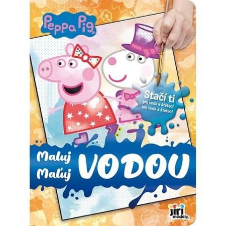 Omalovánky A4 maluj vodou Peppa