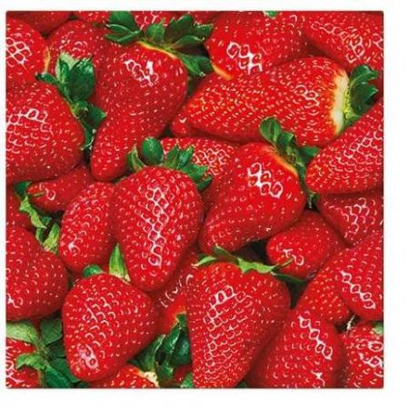 Ubrousky PAW Dekor L (20ks) Raw Strawberries