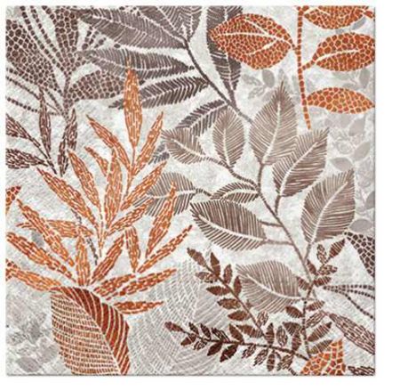 Ubrousky PAW Dekor L (20ks) Rising Leaves (orange)