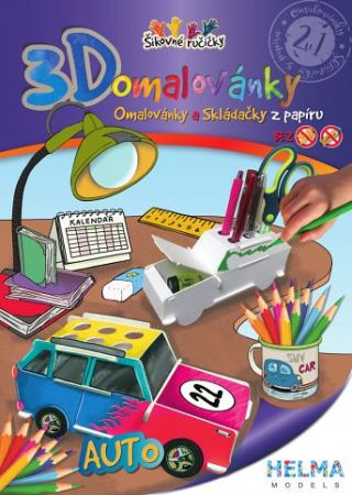 3D omalovánky SD21 Auto