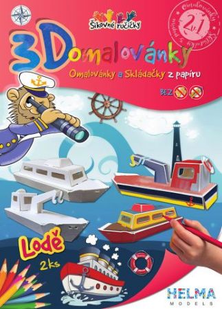 3D omalovánky SD29 Lodě