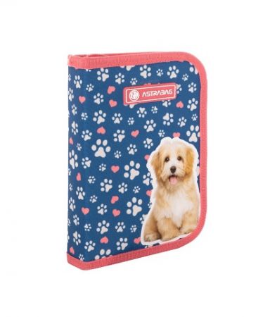 ASTRABAG Cute Puppy penal 1 zip prázdný AC1