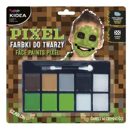 DRF KIDEA barvy na obličej PIXEL