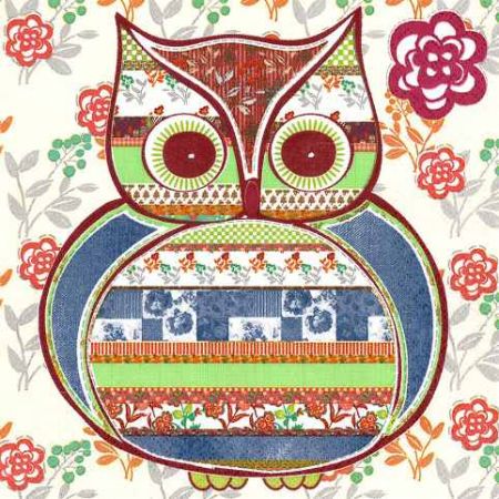 Ubrousky MAKI L (20ks) Patterned Owl