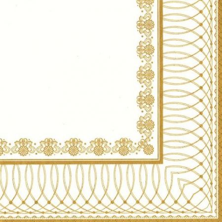 Ubrousky MAKI L (20ks) Gold Graphic Frame