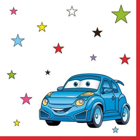 Ubrousky DAISY L (20ks) Cartoon Cars