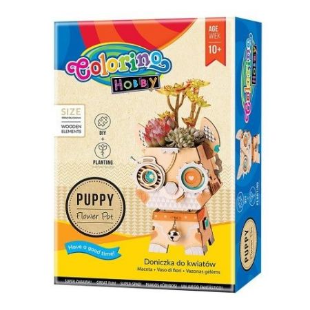 Colorino HOBBY Flower Pot Puppy