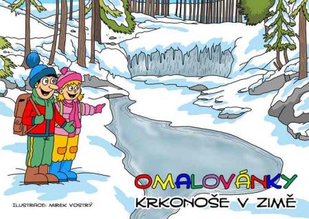 Omalovánky A5 - Krkonoše v zimě