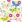 Ubrousky DAISY L (20ks) Graphic Colour Butterflies with Flowers