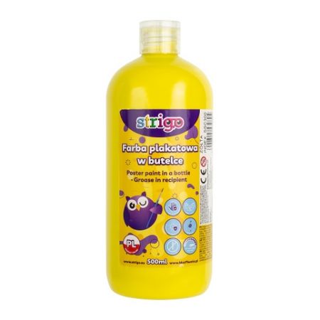 Temperová barva STRIGO 500 ml - žlutá