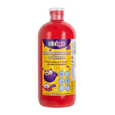 Temperová barva STRIGO 500 ml - červená