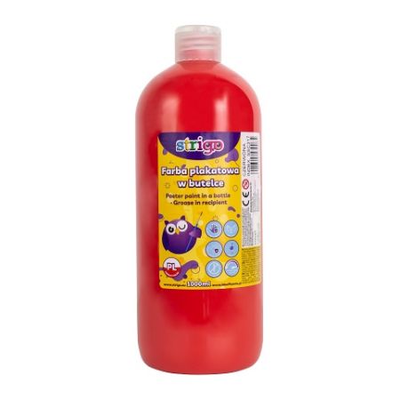 Temperová barva STRIGO 1000 ml - červená