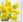 Ubrousky PAW TETE L (20ks) Yellow Daffodllis