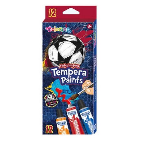 Colorino temperové barvy 12 x 12 ml FOOTBALL