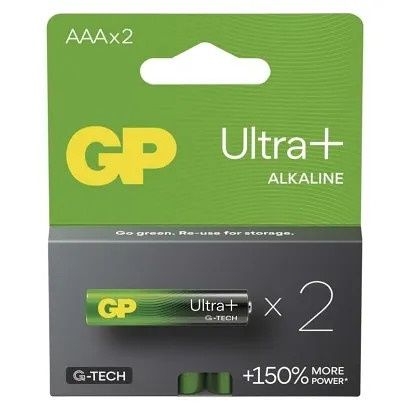 GP Alkalická baterie GP Ultra Plus AAA (LR03) - 2kusy