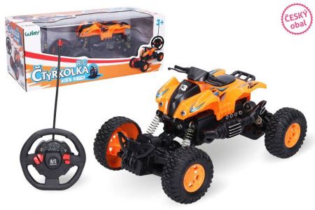 Rock Buggy Čtyřkolka RC na dálkové ovládání 22 cm - český obal