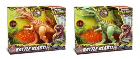 Primal Clash! Bitevní dinosaurus 21 cm