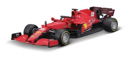 Bburago 1:43 Ferrari Racing F1 SF21 #55 (Carlos Sainz)