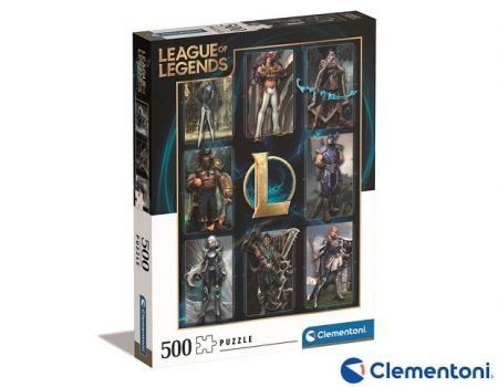 Clementoni - Puzzle 500 LEAGUE of Legends