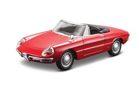 Bburago 1:32 Alfa Romeo Spider (1966) Red