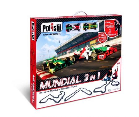 Polistil Autodráha 96124 Mundial set with kerbs