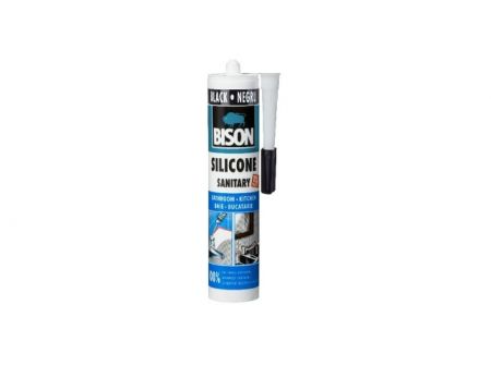 BISON SILICONE SANITARY ČERNÝ 280 ml