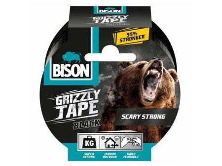 BISON GRIZZLY TAPE 10 m černá