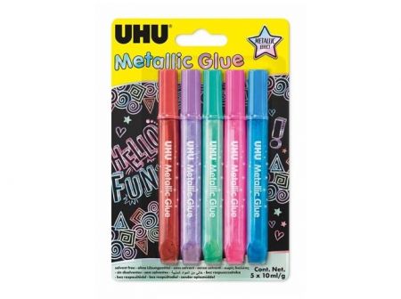 UHU Metallic Glue 5 x 10 ml