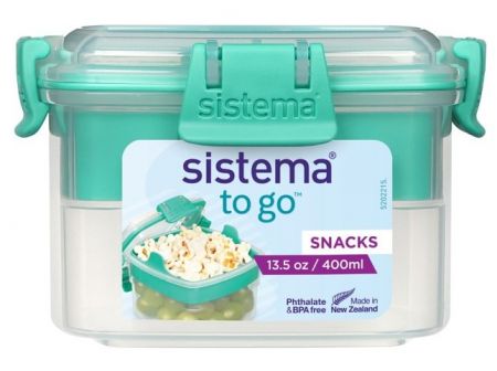 Sistema® TO GO™ Krabička na svačinu s miskou 400 ml, mátová