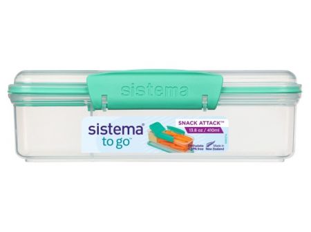 Sistema® TO GO™ Krabička na svačinu s oddělenou přihrádkou 410 ml, mátová