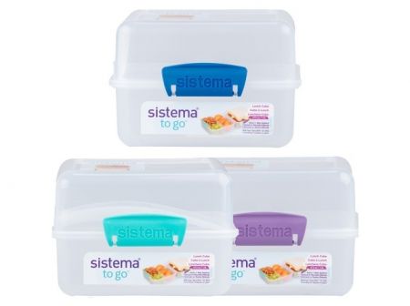 Sistema® TO GO™ Krabička na oběd s 2 oddíly 1,4 l, mix