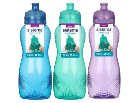 Sistema® Hydrate™ Láhev Wave Twist ‘n’ Sip 600 ml