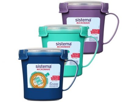 Sistema® Microwave™ Hrnek na polévku 656 ml, mix barev